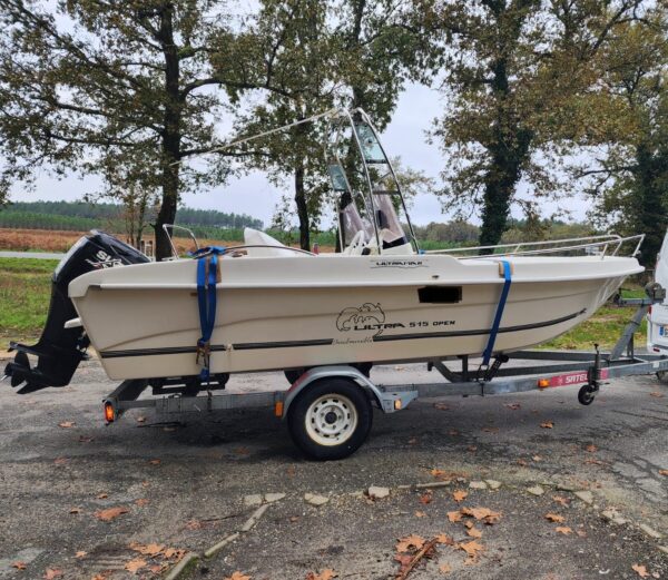 Ensemble ULTRA 5.15 m OPEN  Remorque et moteur 80 cv – Image 2
