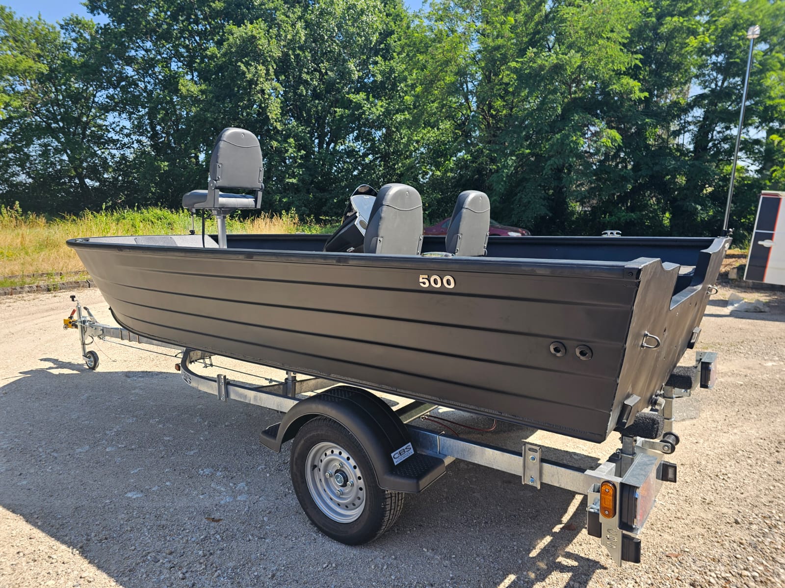 Coque aluminium bass boat